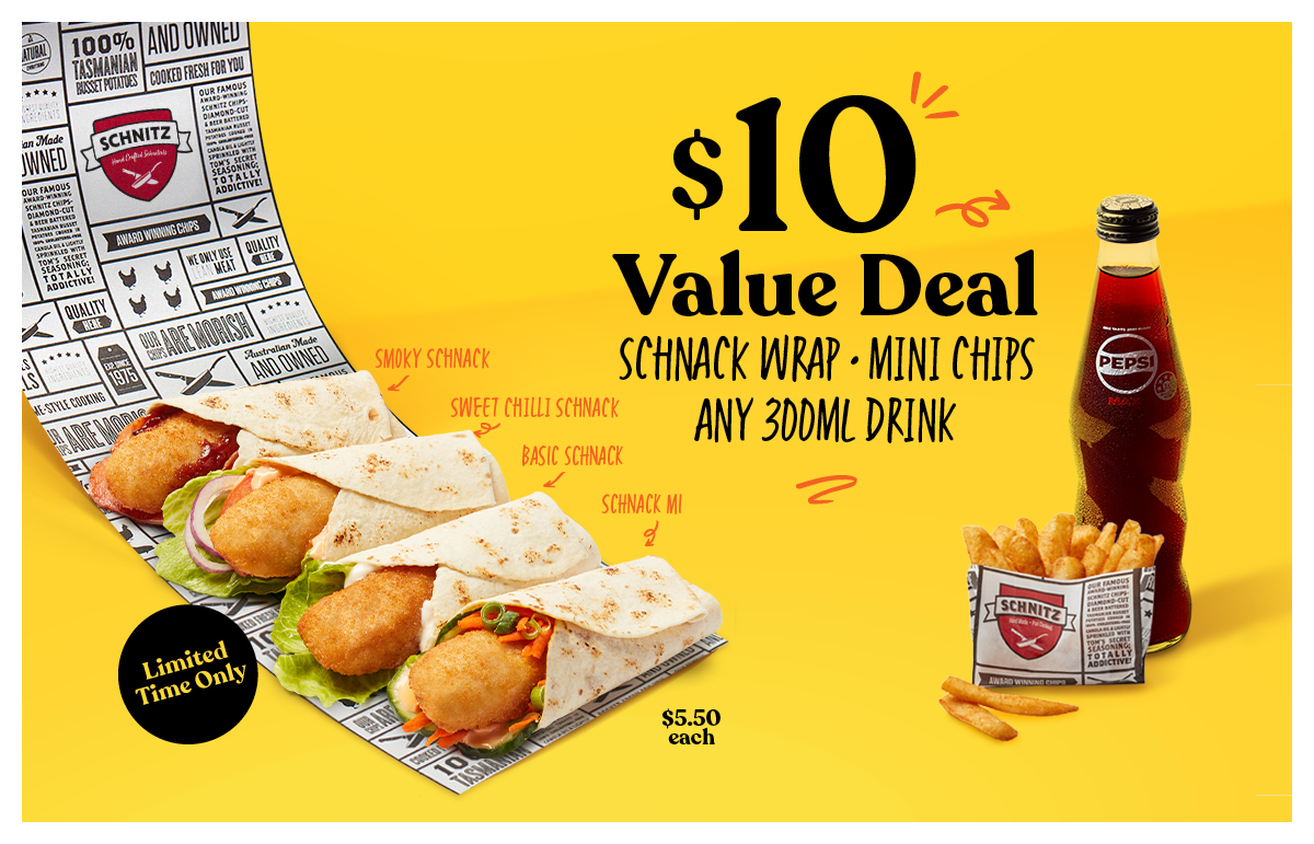 Schnitz $10 Value Deal – Schnack Bundle!