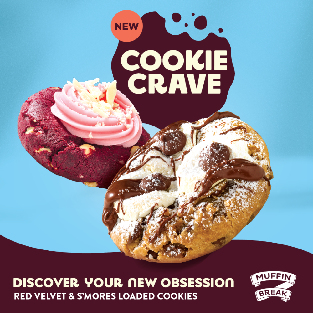 Muffin Break's NEW Cookie Crave