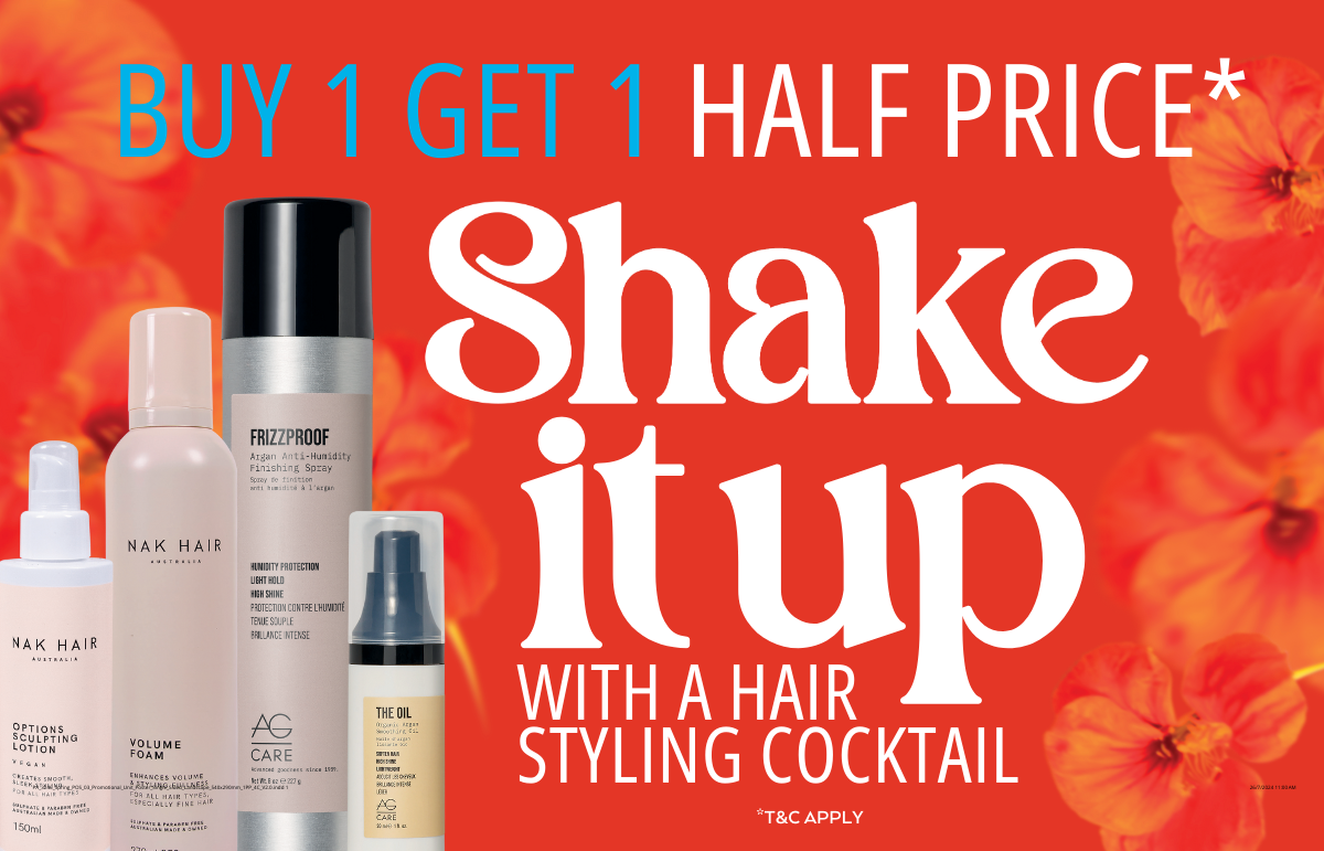 BUY 1 GET 1 HALF PRICE STYLING HAIRCARE