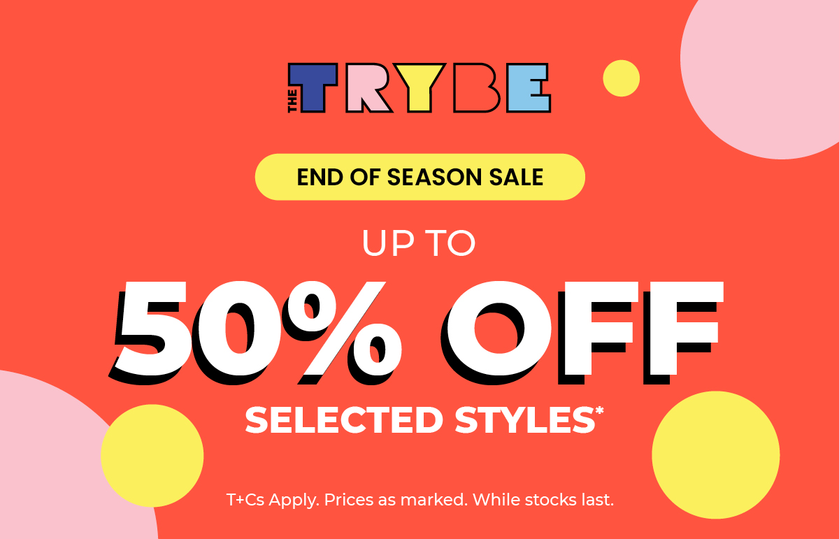 Up to 50% off selected styles