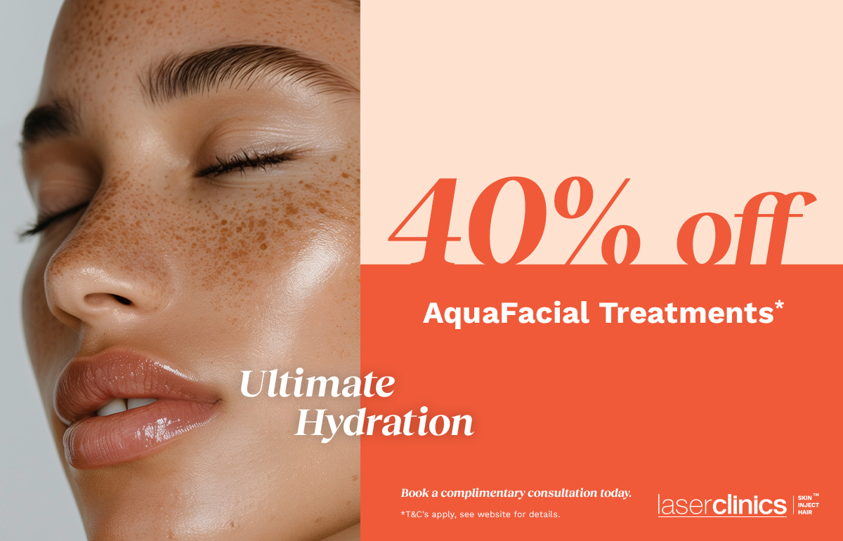 Laser Clinics Australia - 40% off AquaFacial treatments*.