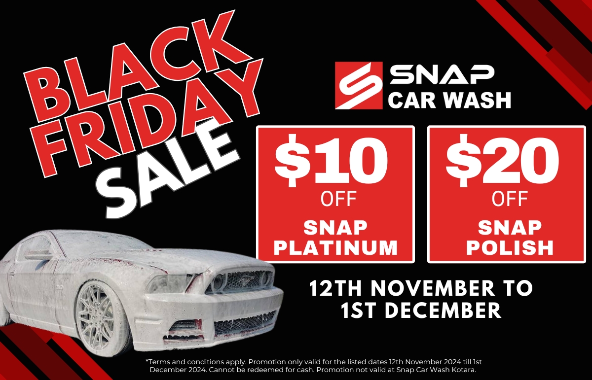 Snap Car Wash - Black Friday Specials